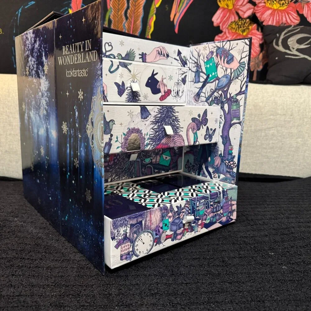 Lookfantastic® Beauty in Wonderland Case, Drawers & Mirror (Box Only/No Beauty)